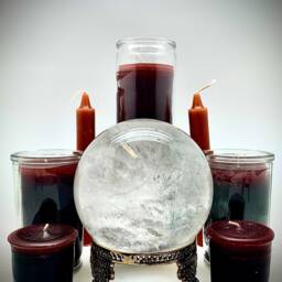 Brown Candle - 7 Day Ritual Burn Hand-Poured Pagan Ceremony Wicca Sacred - thumbnail 3