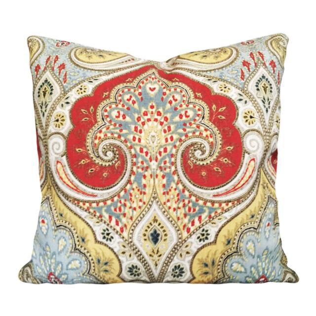 Kravet Latika Floral Medallion Pillow Cover Linen Damask Accent - image 1