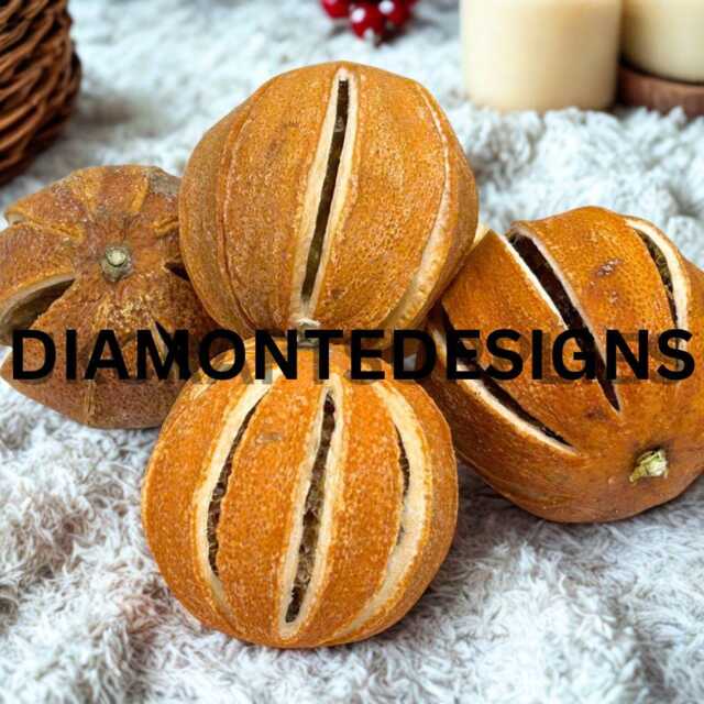 Dried Split Whole Oranges Christmas Fruit Xmas Craft Wreath Florist Decoration UK Stock - image 1