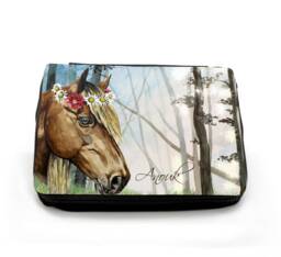 Pencil Case Horse Horses With Name Fm118