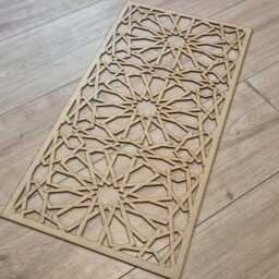 Laser-Cut Moroccan Floral Screen Mdf Radiator Cover, Wall Art Many Sizes 0181 - thumbnail 3