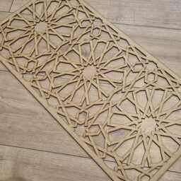 Laser-Cut Moroccan Floral Screen Mdf Radiator Cover, Wall Art Many Sizes 0181 - thumbnail 2