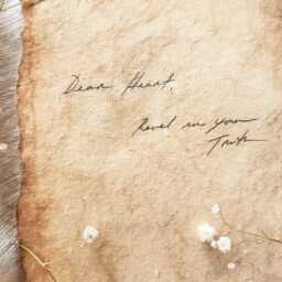 Dear Heart, Revel in Your Truth, Handwritten Heart Work, Affirmation Wall Art, Home Decor, Affirmations - thumbnail 3