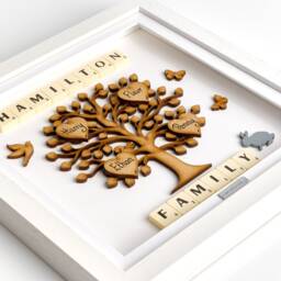 Gift For Mothers Day, Mum Gift, Mothers Day, Family Tree Present, Birthday Framed Tree, Mummy - thumbnail 3