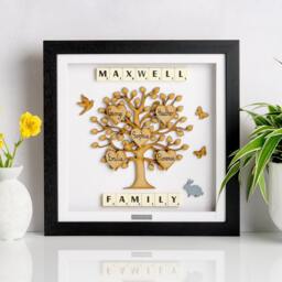 Gift For Mothers Day, Mum Gift, Mothers Day, Family Tree Present, Birthday Framed Tree, Mummy - thumbnail 2