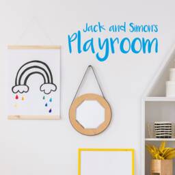Personalised Name Playroom Wall Sticker - Decal For Childrens Bedroom Or Play Area - thumbnail 2