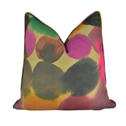 Designers Guild - Sashi Saffron Self Piped Cushion Cover Throw Pillow Designer Home Decor - thumbnail 2