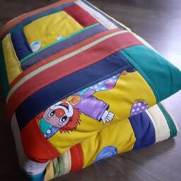 Baby Blanket Handmade Quilt Modern Children Bed Throw - thumbnail 4