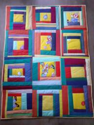 Baby Blanket Handmade Quilt Modern Children Bed Throw