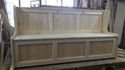 7Ft Wide Monks Bench, Storage Bench, Shoe Any Size Made Delivery Cost Shown On The 2nd Photo