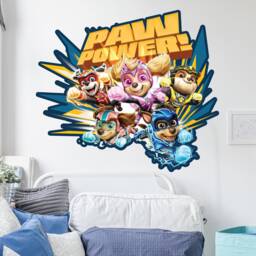 Paw Patrol Wall Sticker - The Mighty Movie Group Power Decal - thumbnail 1