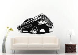 Racing Car Vehicle Tuner Tuning Custom Drifting Automobile Coupe Speed Fast Wall Decal Vinyl Sticker Mural Room Decor L1174 - thumbnail 1