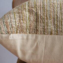 "Handmade Karen Hemp Pillow Cover Vintage Tribal Design - 26"" X 26" - thumbnail 4