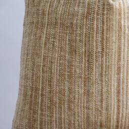"Handmade Karen Hemp Pillow Cover Vintage Tribal Design - 26"" X 26" - thumbnail 3