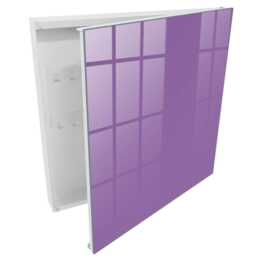 Violet Wall Mounted Key Cabinet, Purple Box For Home, Minimalist Backgrounds & Patterns, Lovers Of Elegance Modernity - thumbnail 2