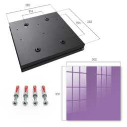 Violet Wall Mounted Key Cabinet, Purple Box For Home, Minimalist Backgrounds & Patterns, Lovers Of Elegance Modernity - thumbnail 4