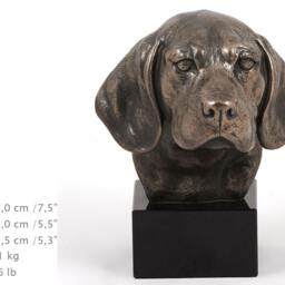 Beagle, Dog Marble Statue, Limited Edition, Artdog. Made Of Cold Cast Bronze. Perfect Gift. Limited Edition - thumbnail 4