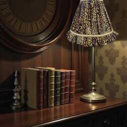 Pleated Leopard Print Tapered Drum Table Lamp Shades Ceiling Lights Pendants Floor Standard Lampshade - Animal Print Fabric Lamp Shades - thumbnail 2