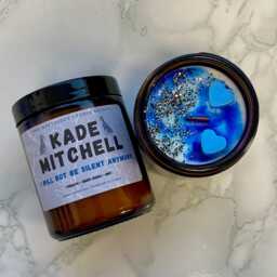 Kade Mitchell Candle - Officially Licensed By Leigh Rivers Dark Romance Gift Booktok Favorite Aesthetic Edge Of Darkness - thumbnail 2