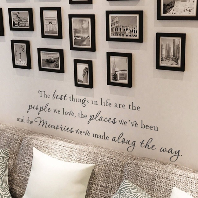 The Best Things in Life Wall Decal - Vinyls Decals Art Decor Vinyl Quote 077 - image 1