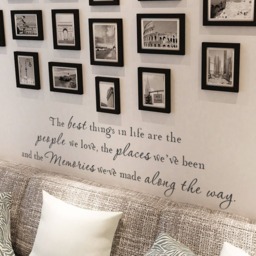 The Best Things in Life Wall Decal - Vinyls Decals Art Decor Vinyl Quote 077 - thumbnail 1