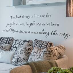 The Best Things in Life Wall Decal - Vinyls Decals Art Decor Vinyl Quote 077 - thumbnail 2