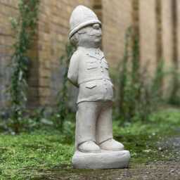 Policeman Garden Sculpture British Bobby Concrete Statue Handmade Cement Decor Outdoor Law Enforcer Ornament Police Officer Figurine Gift - thumbnail 3