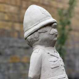 Policeman Garden Sculpture British Bobby Concrete Statue Handmade Cement Decor Outdoor Law Enforcer Ornament Police Officer Figurine Gift - thumbnail 2