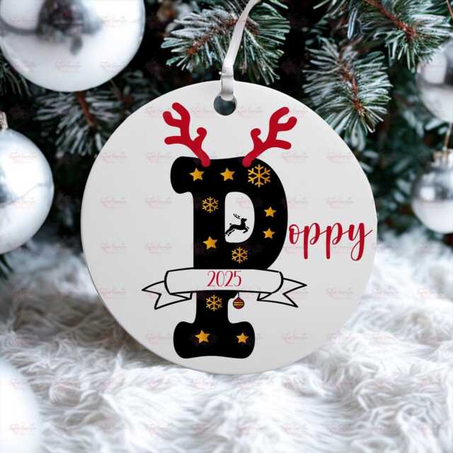 Personalised Kids Christmas Decoration - Niece Gift Custom Bauble For Boys & Girls Stocking Filler Eve Box