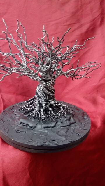 Gothic Wire Tree, Creepy Oak, Wire Tree Of Life, Sculpture, Gothic Metalwork, Customizable Tree, Sculpture - image 1
