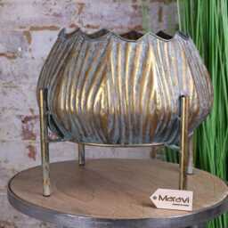 Dimma Plant Stand Gold - thumbnail 2