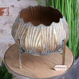 Dimma Plant Stand Gold - thumbnail 1