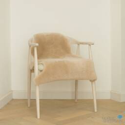Sheepskin Rug, Oyster Coloured Sheepskin, Shearling Chair Cover, Bed Throw, Upholstery, Interior Accessories, Amazing Gift - thumbnail 1