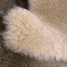 Sheepskin Rug, Oyster Coloured Sheepskin, Shearling Chair Cover, Bed Throw, Upholstery, Interior Accessories, Amazing Gift - thumbnail 4