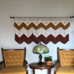 King Headboard Macrame, Art Boho Wall Decor, Large Hanging - thumbnail 2
