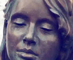 Kiara Bronze Resin Garden Sculpture By Christine Baxter - thumbnail 2