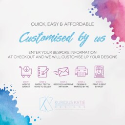 Personalised Print - Homemade Wall Art Cute Baby Boy Birth Announcement Starsign Zodiac Newborn Gift Customisable - thumbnail 2