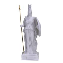 Athena Minerva Greek Roman Goddess Handmade Statue Figure Sculpture 9.65In - 24, 5 cm - thumbnail 3