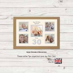 30Th Photo Frame Word Birthday Special Gift 5Sqbox-966D By Photos in A Word - thumbnail 1