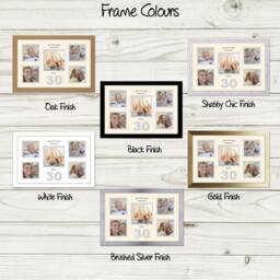 30Th Photo Frame Word Birthday Special Gift 5Sqbox-966D By Photos in A Word - thumbnail 2
