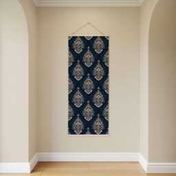 Damask Medallion Tapestry - Wall Hanging Unique Art - thumbnail 2