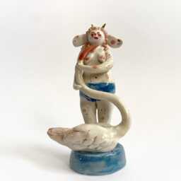Decorative Female Figurine, Spiritual Gift For Feminist, Lesbian Wedding Gift, Deities & Demigods, Folklore Decor, Devil Girl - thumbnail 2