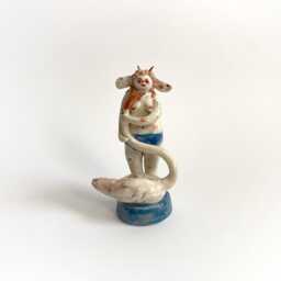 Decorative Female Figurine, Spiritual Gift For Feminist, Lesbian Wedding Gift, Deities & Demigods, Folklore Decor, Devil Girl - thumbnail 1