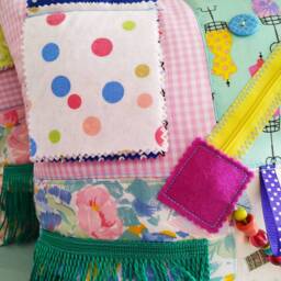 Dementia Alzheimer's Cushion Fidget Pillow Gift Activity Aid Therapy Pads Nana Zip Stuff For Residents Sewing Free Personalisation - thumbnail 3