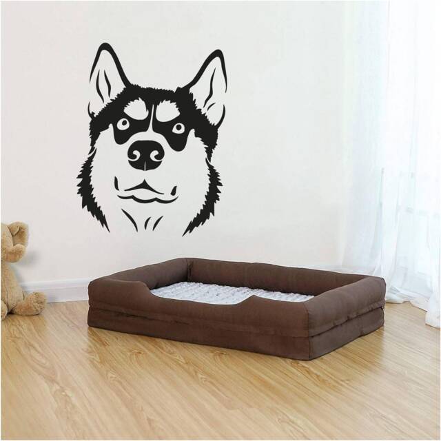 Husky Self Adhesive Vinyl Wall Art, Decal, Transfer, Mural, Interior Or Exterior Use - 32 Colours, 5 Sizes, Home Decor 0999 - image 1