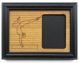 Gymnastics Picture Frame - 5x7 Holds 3x4 Photo