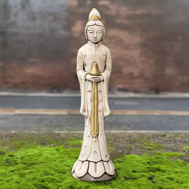 Concrete Large Chinese Man Sculpture Outdoor Asian Figurine Garden Wise Emperor Ornament Zen Garden Decor Japanese Statue Lover Gift - image 1