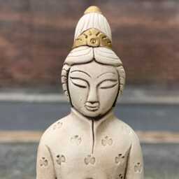 Concrete Large Chinese Man Sculpture Outdoor Asian Figurine Garden Wise Emperor Ornament Zen Garden Decor Japanese Statue Lover Gift - thumbnail 3