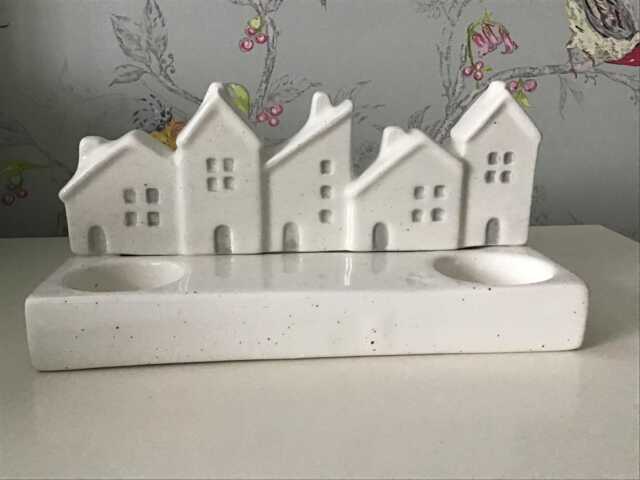 Ceramic Pottery Houses - New Tea Light Holder Candle Studio Ware Ornament Home Decor House Warming Birthday Gift - image 1