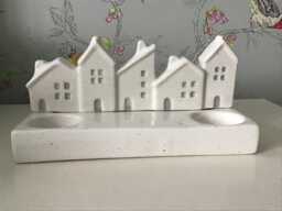 Ceramic Pottery Houses - New Tea Light Holder Candle Studio Ware Ornament Home Decor House Warming Birthday Gift - thumbnail 1